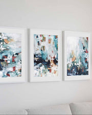 Colourful Landscape Print Set Of 3