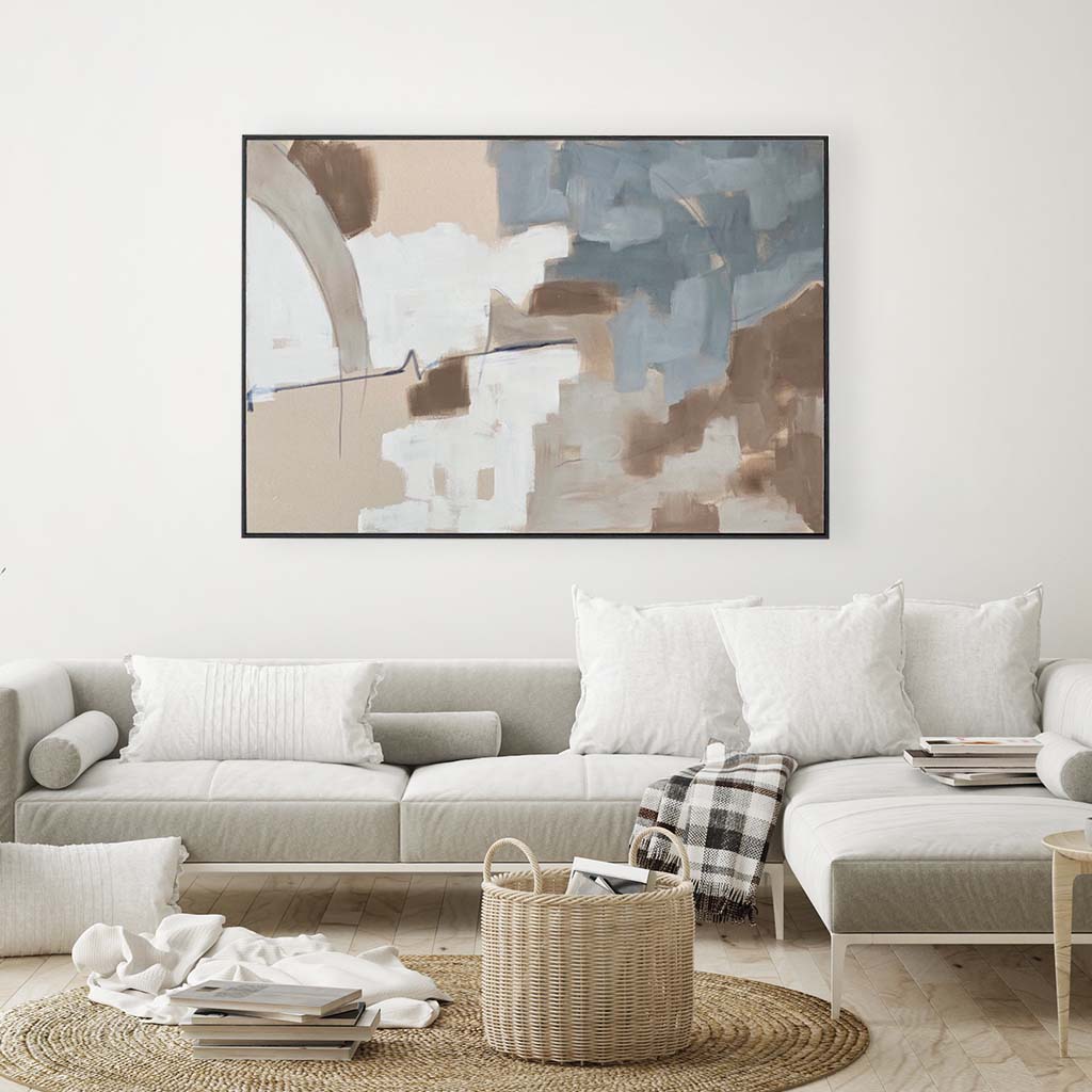 Fair Play- 150x90 cm - Original Painting Painting - Abstract House