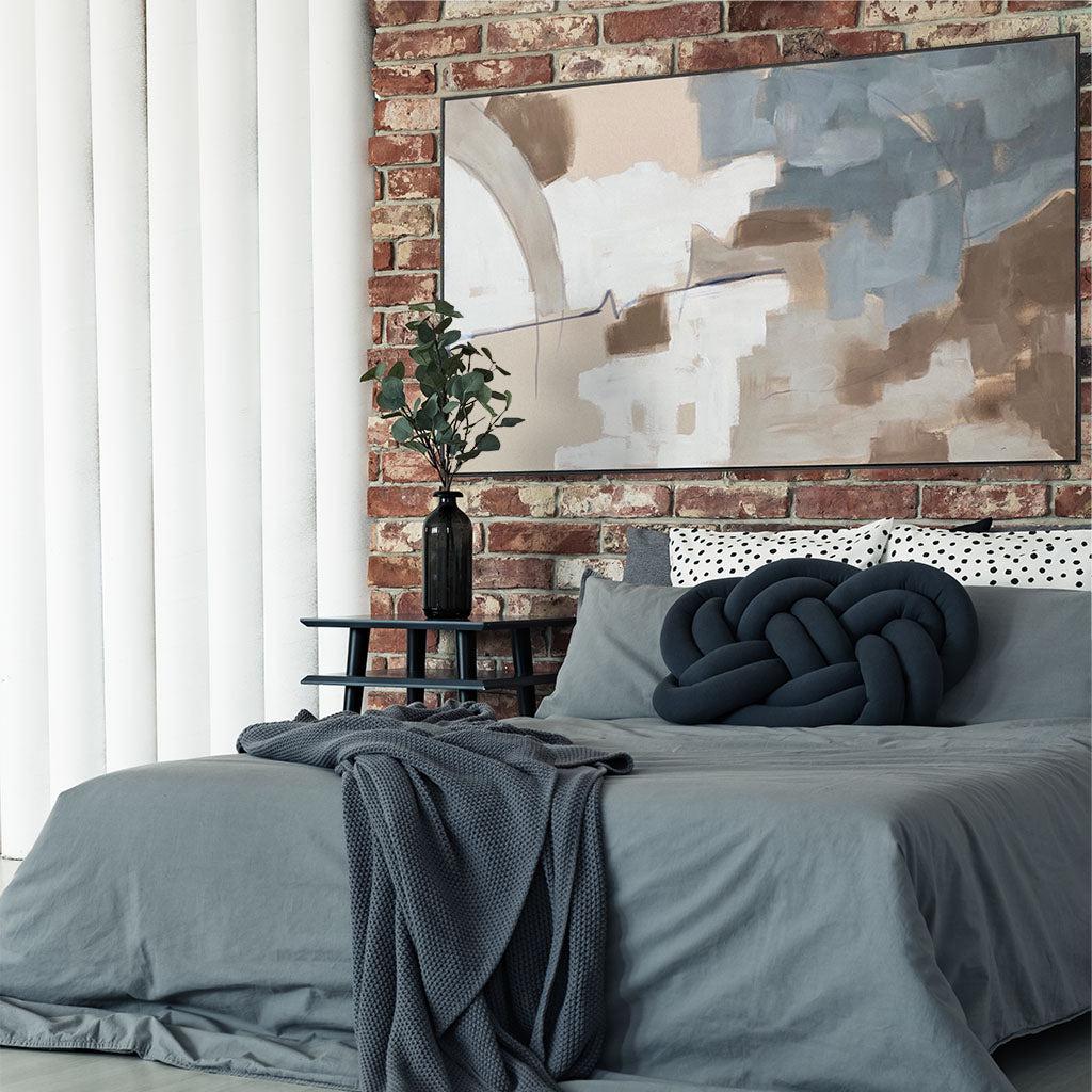 Fair Play- 150x90 cm - Original Painting Painting - Abstract House