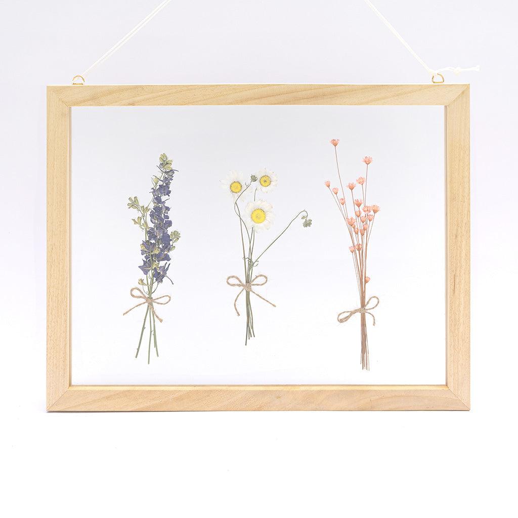 Framed Bundle Of Dried Flowers Pressed Flowers - Abstract House