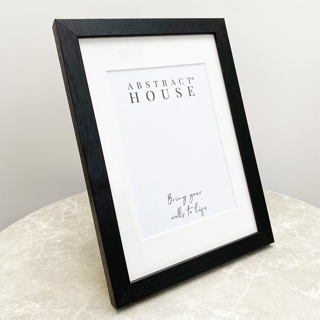 Freestanding Black Wooden Picture Frame 21x30cm Black Picture Frames - Abstract House