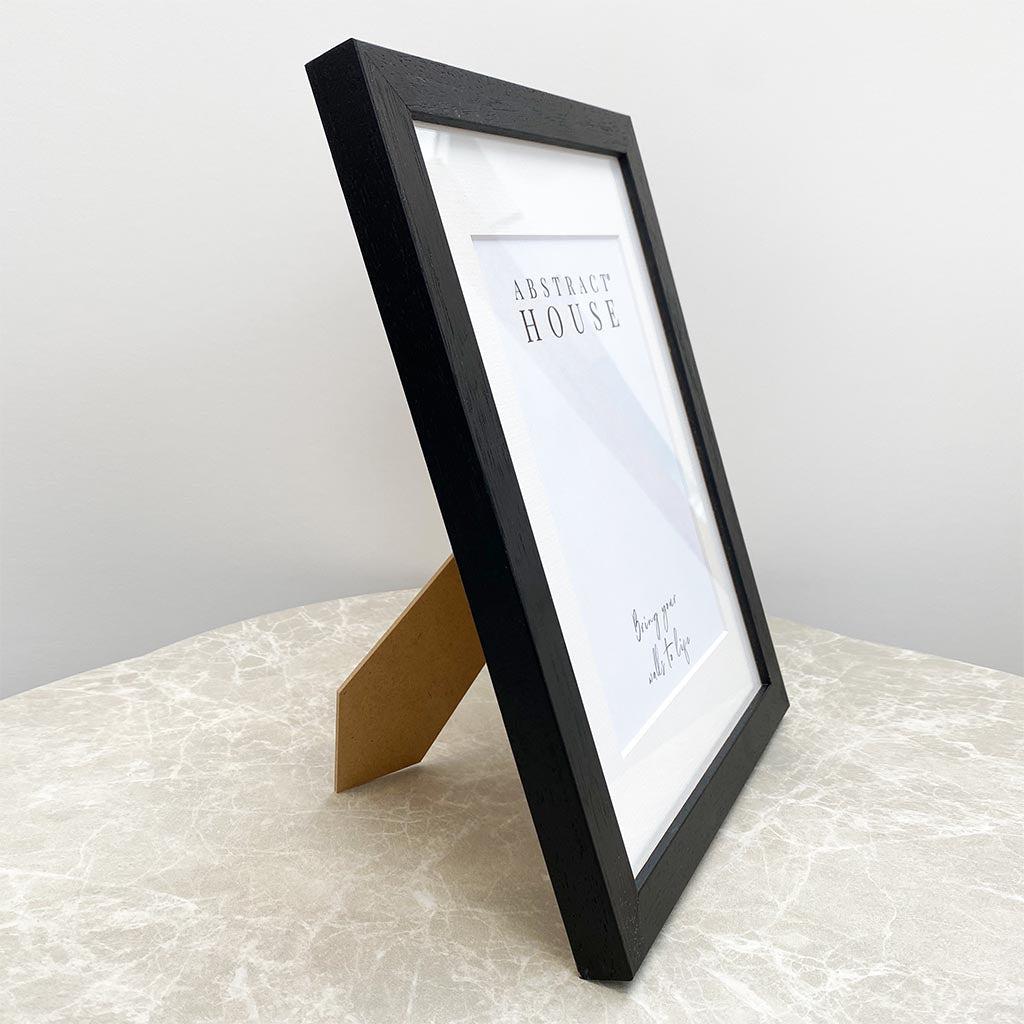 Freestanding Black Wooden Picture Frame 21x30cm Black Picture Frames - Abstract House
