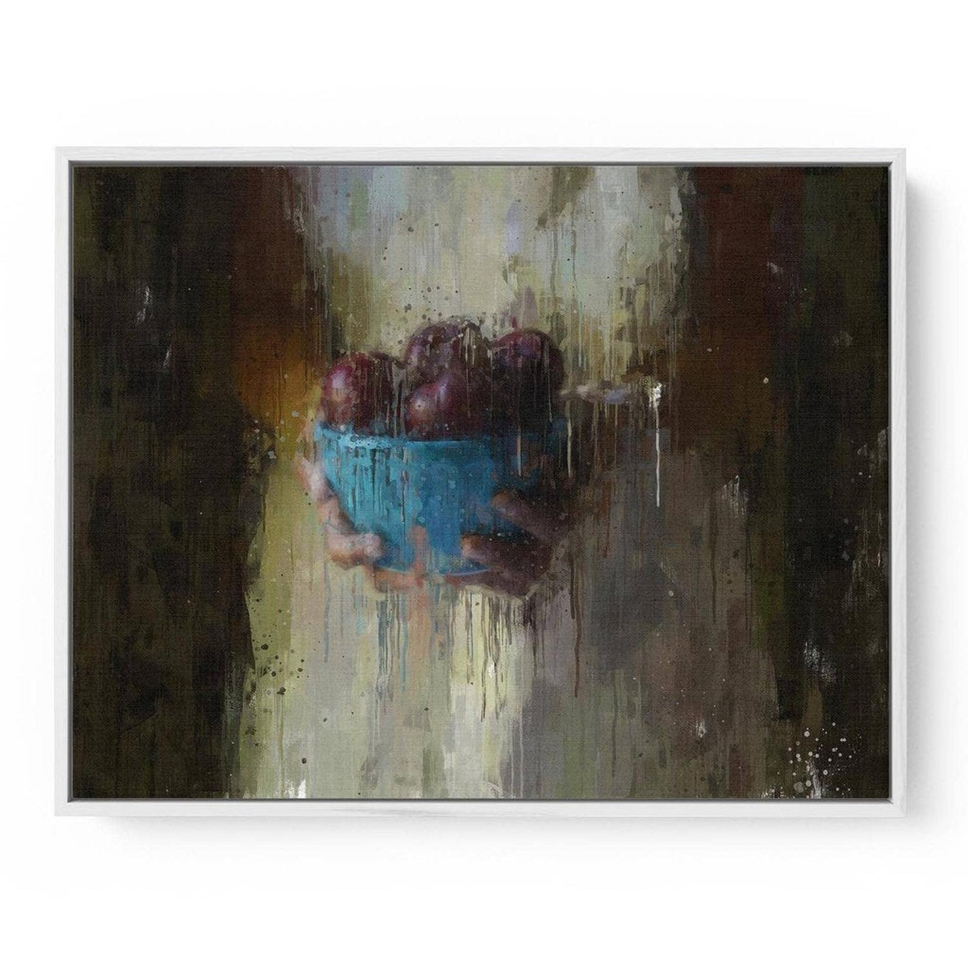 Fruit Oil Painting Framed Canvas