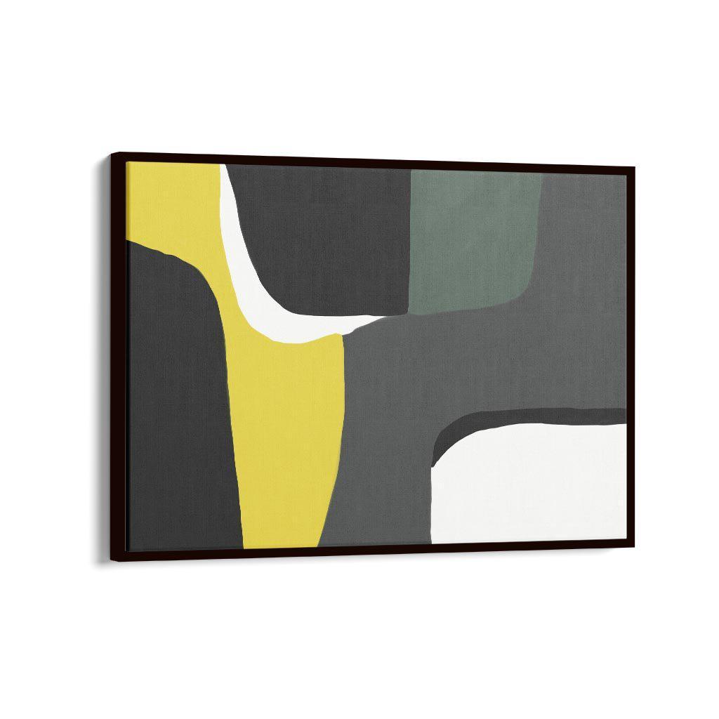 Grey Abstract Design Canvas Print-Abstract House