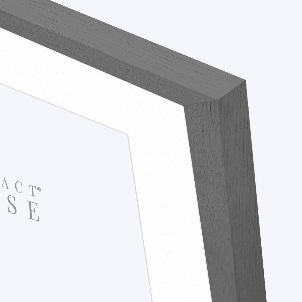 Grey Wooden Picture Frame Picture Frames - Abstract House