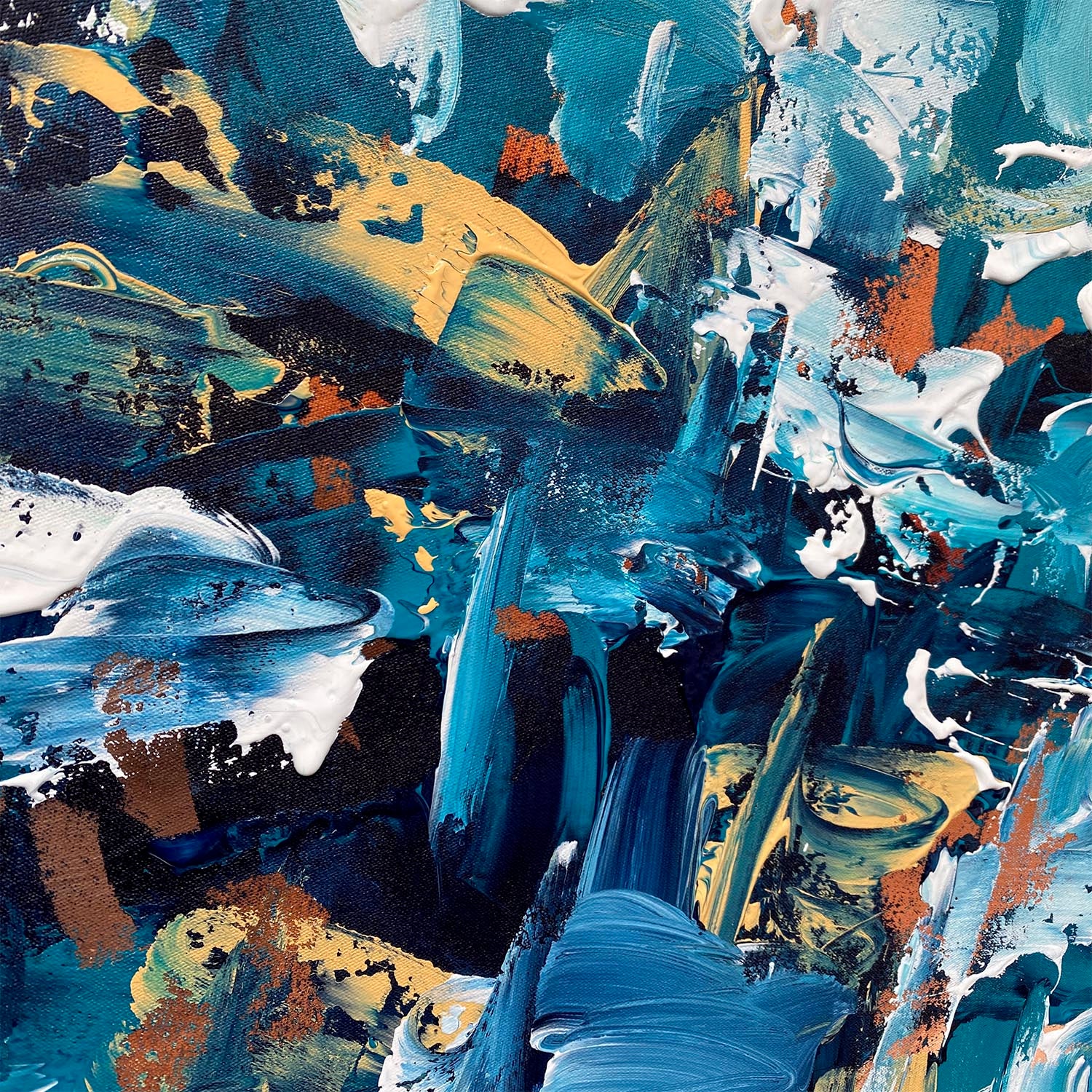 Guide The Way - Original Painting-framed-Painting-Abstract House