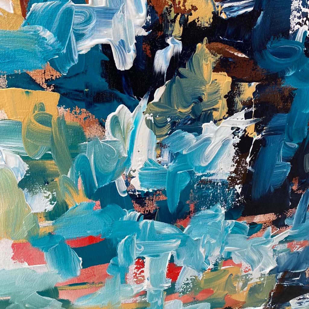 Hanging Gardens 6 - 120x90 cm - Original Painting Painting - Abstract House