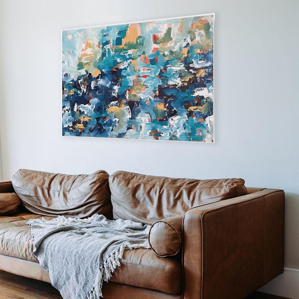 Hanging Gardens 6 - 120x90 cm - Original Painting Painting - Abstract House