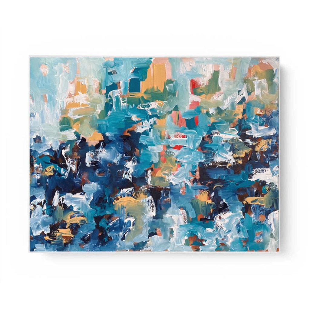 Hanging Gardens 6 - 120x90 cm - Original Painting Painting - Abstract House