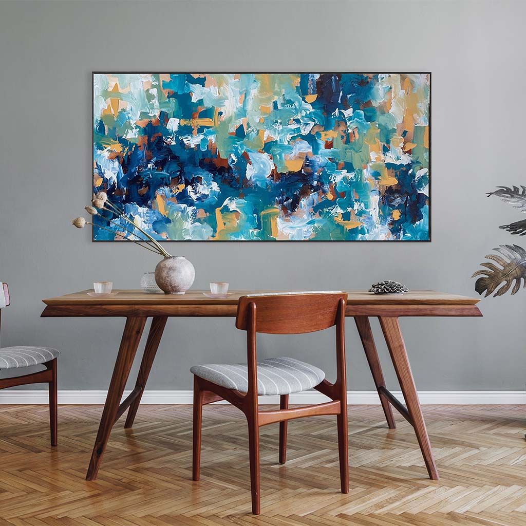 Hanging Gardens 7 - 150x76 cm - Original Painting Painting - Abstract House