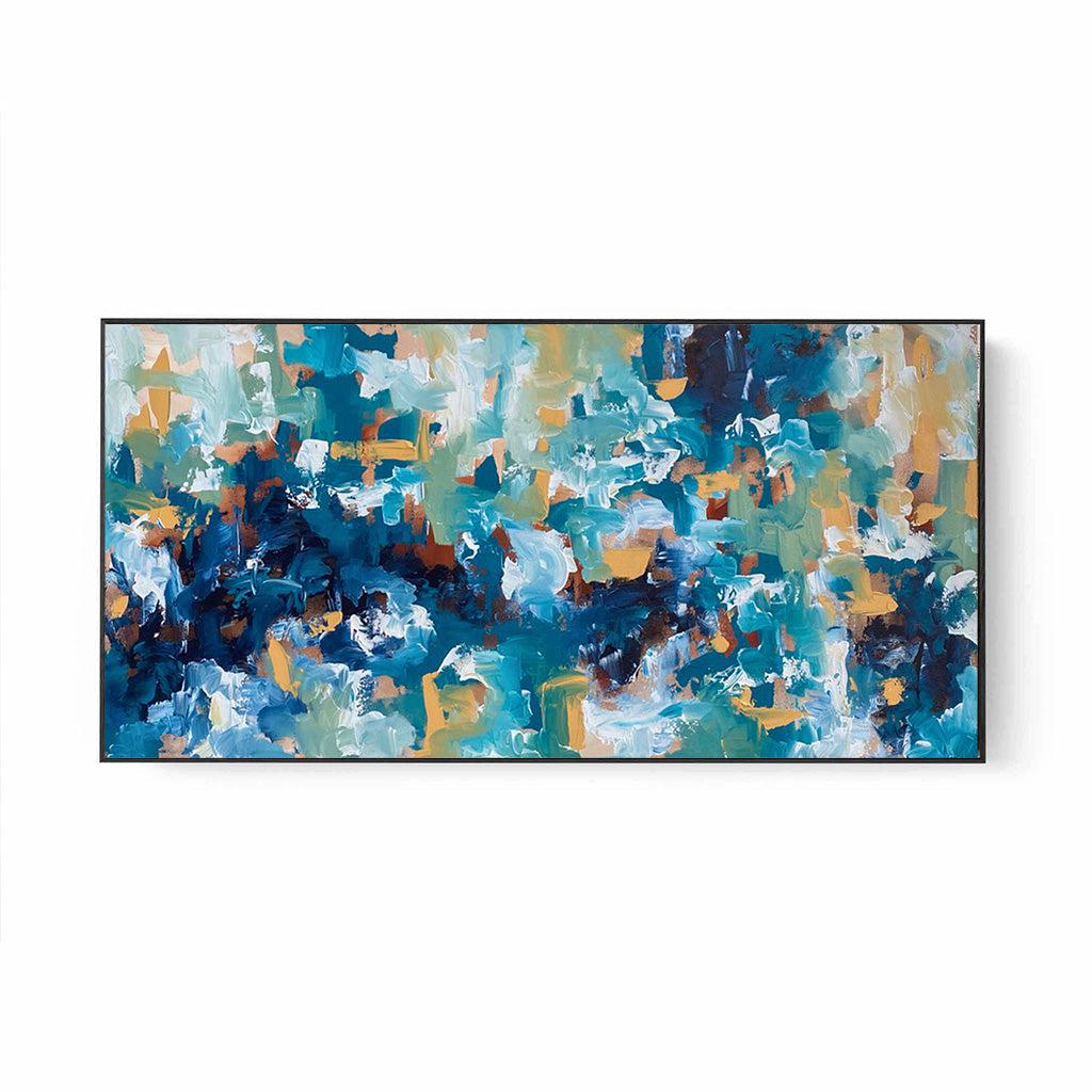 Hanging Gardens 7 - 150x76 cm - Original Painting Painting - Abstract House