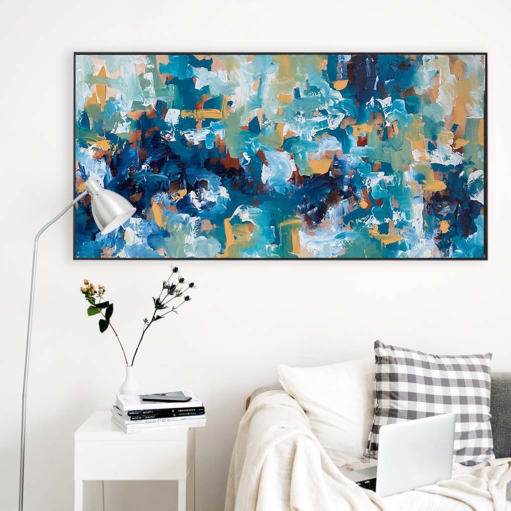 Hanging Gardens 7 - 150x76 cm - Original Painting Painting - Abstract House