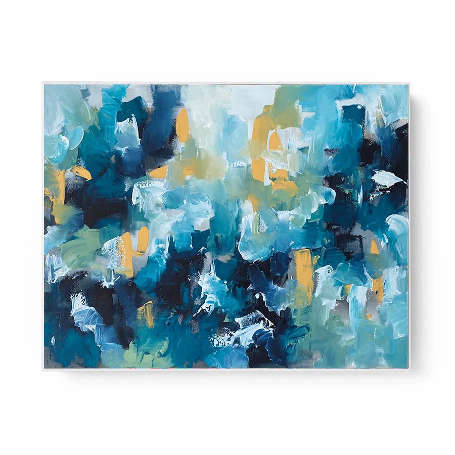 I Found You - 120x90 cm - Original Painting Painting - Abstract House