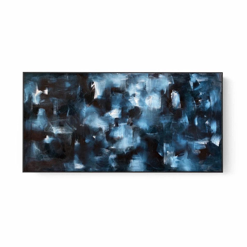 Into The Blue IV Original Painting Painting - Abstract House