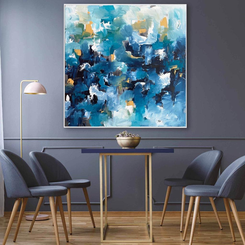 Learn The Lesson - Original Painting Painting - Abstract House
