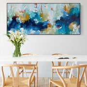 Liberty - 120x50 cm - Original Painting Painting - Abstract House