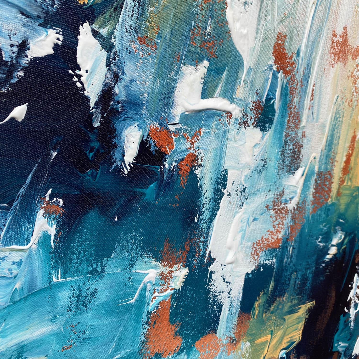 Light Up The Day - Original Painting-framed-Painting-Abstract House