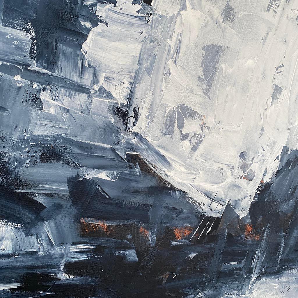 Lost Control - Original Painting Painting - Abstract House