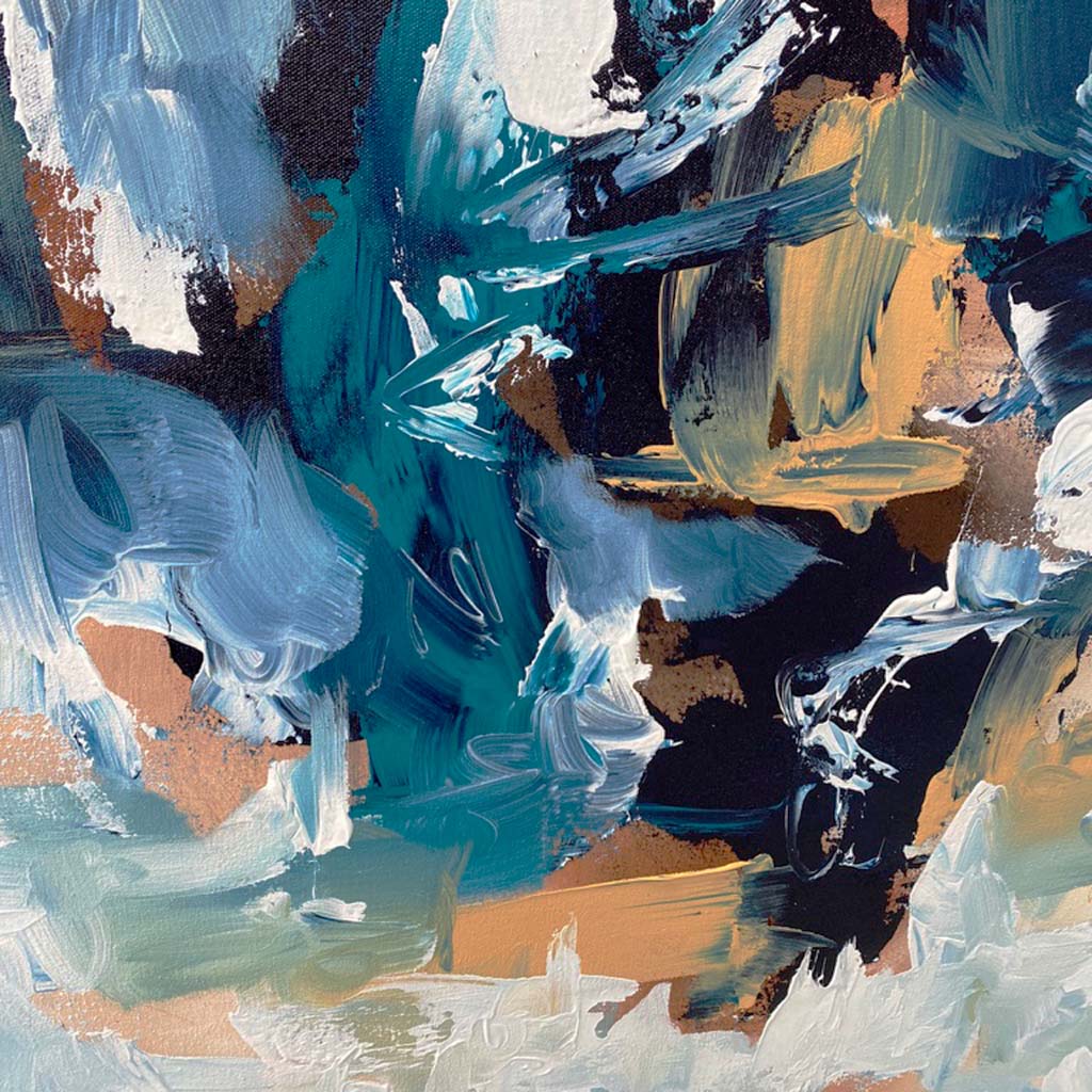 Matter In Time - 150x76 cm - Original Painting Painting - Abstract House