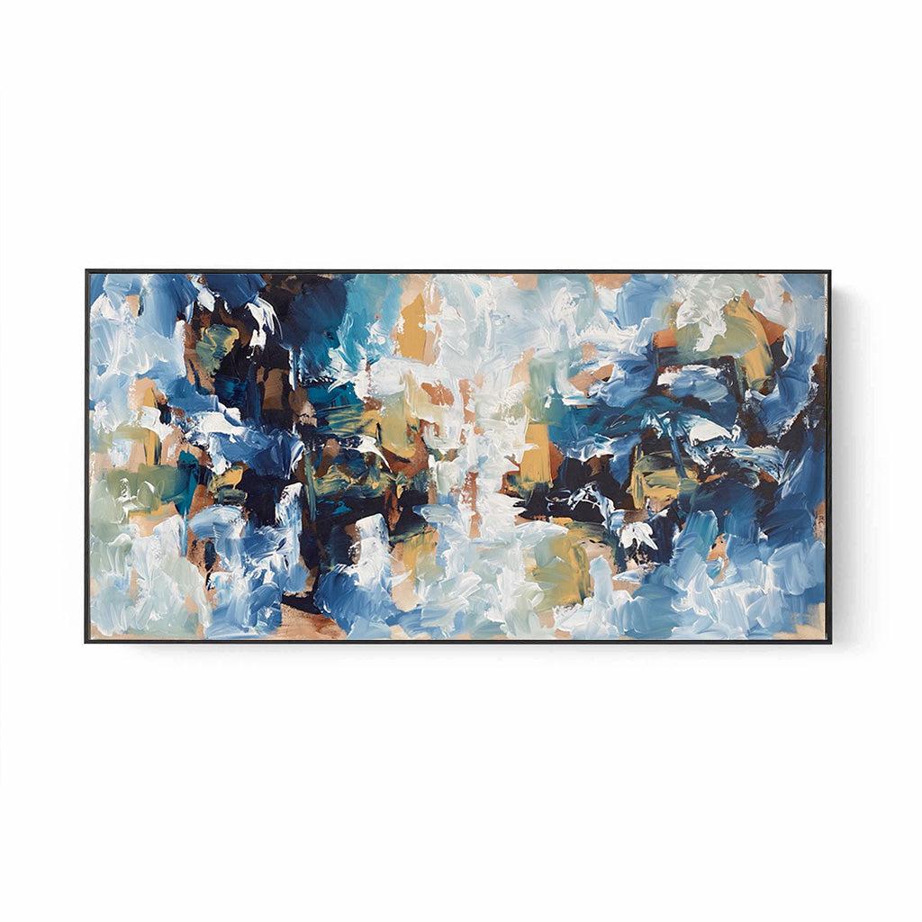 Matter In Time - 150x76 cm - Original Painting Painting - Abstract House