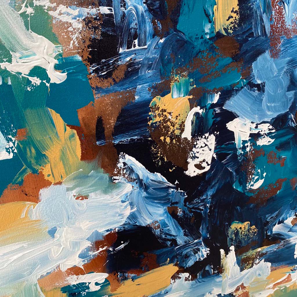 Mind Over Matter - 150x76 cm - Original Painting Painting - Abstract House