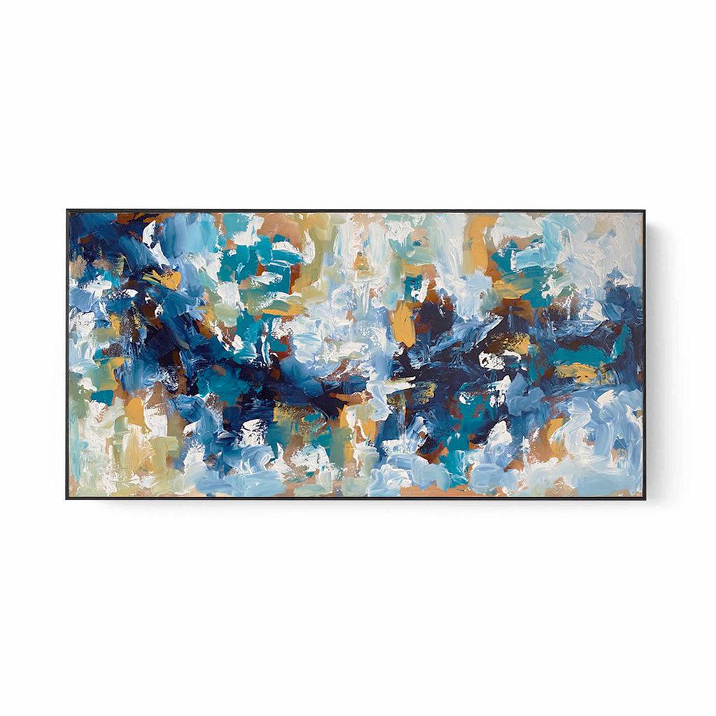 Mind Over Matter - 150x76 cm - Original Painting Painting - Abstract House