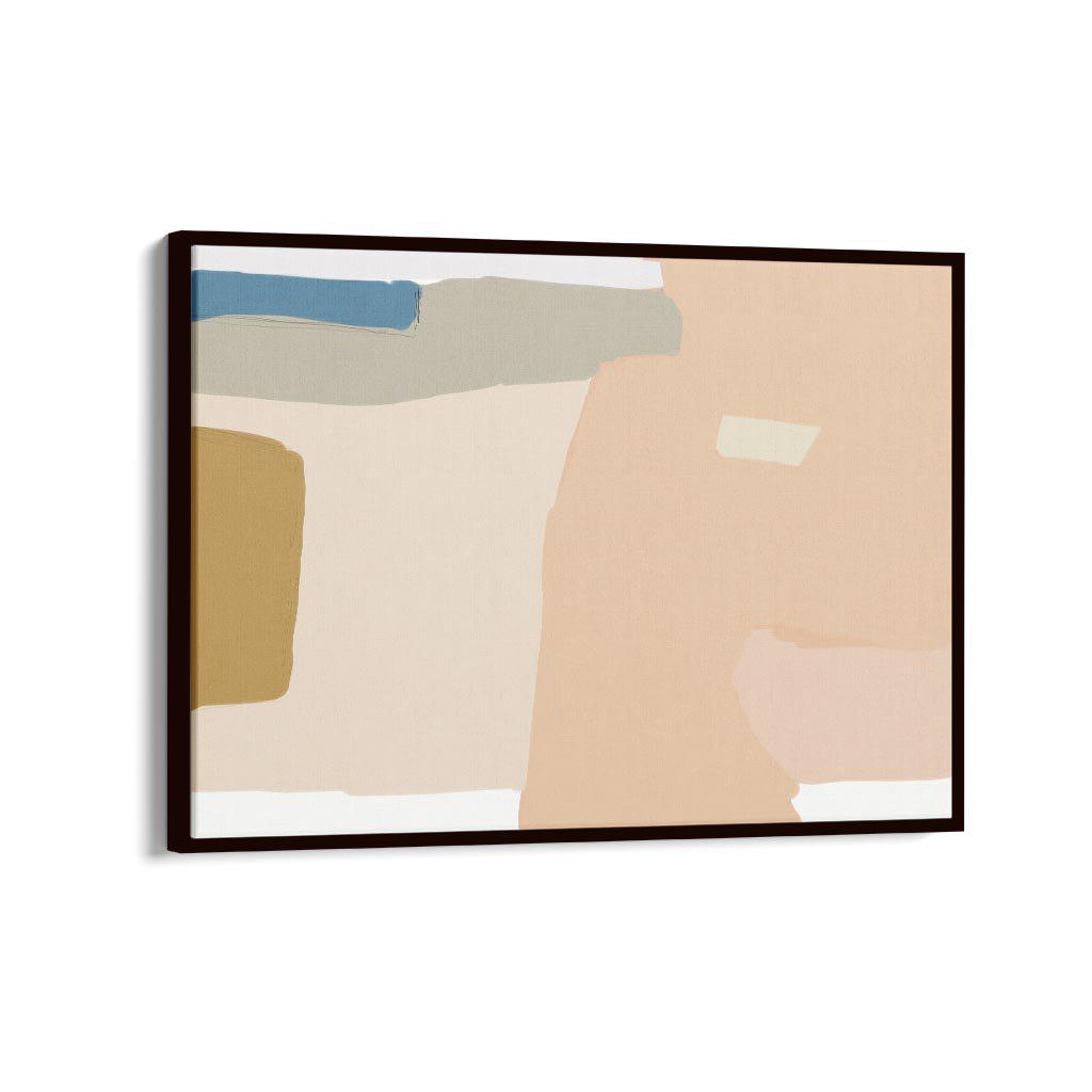 Minimal Abstract Shapes Canvas Print-Abstract House