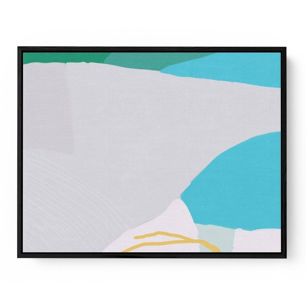 Modern Abstract Mountain Canvas Print