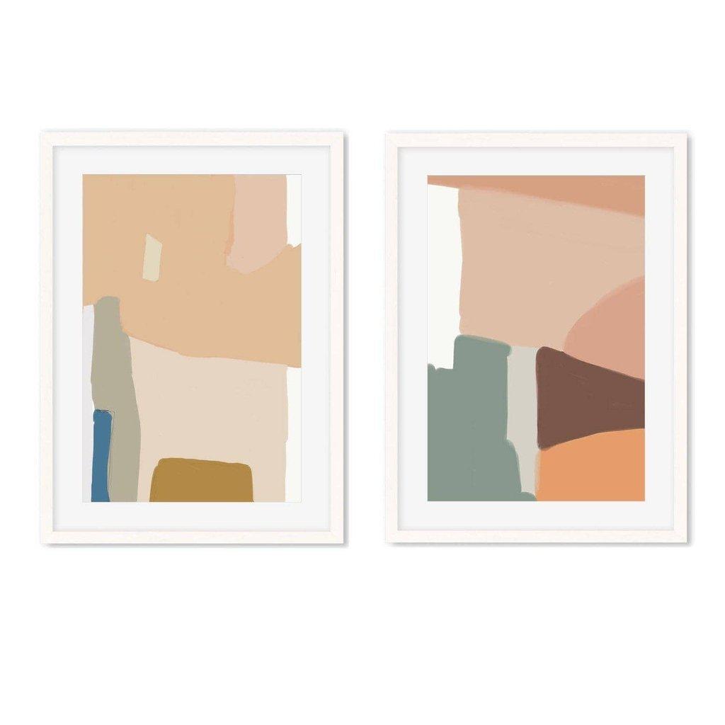 Modern Shapes - Print Set Of 2