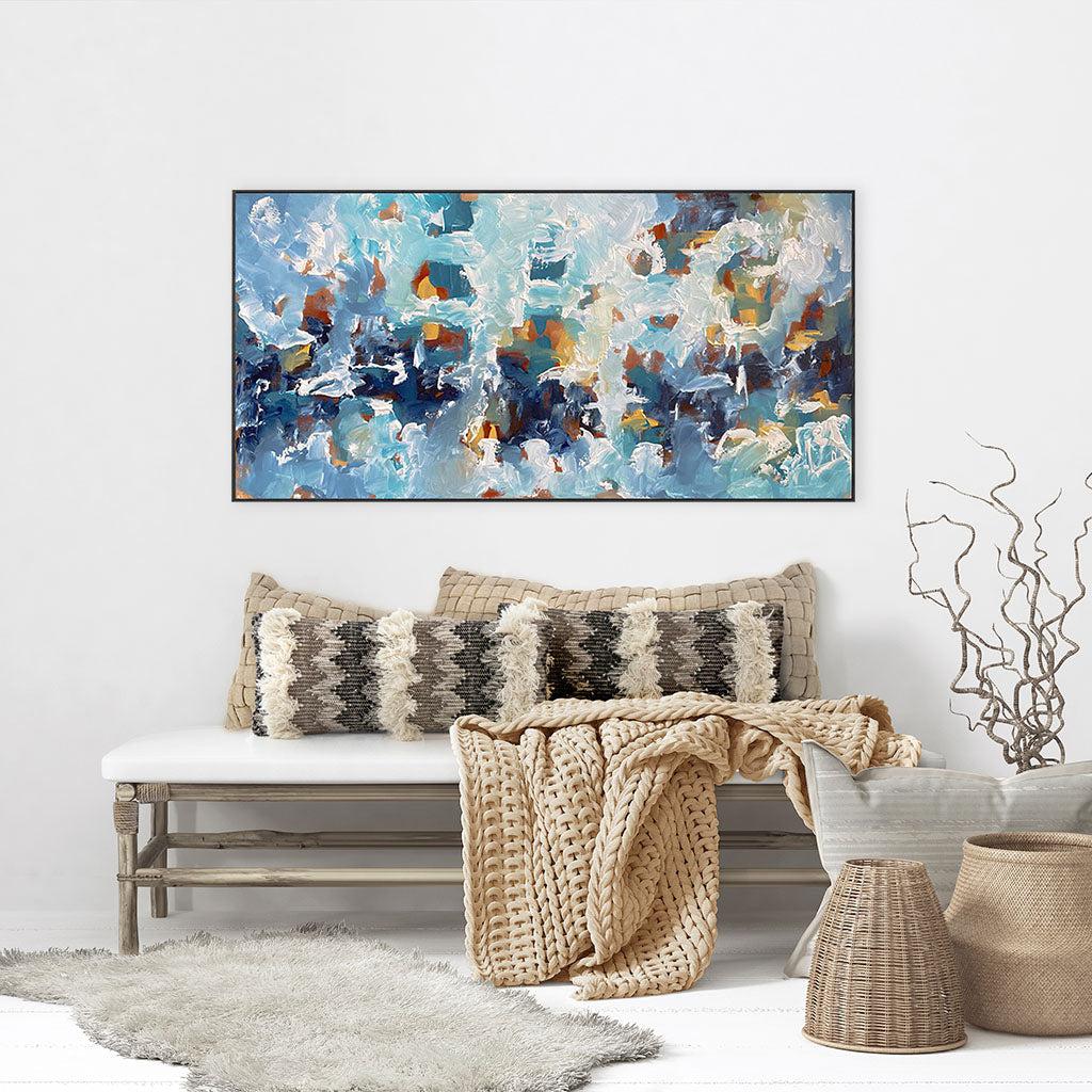 No Matter What - 150x76 cm - Original Painting Painting - Abstract House