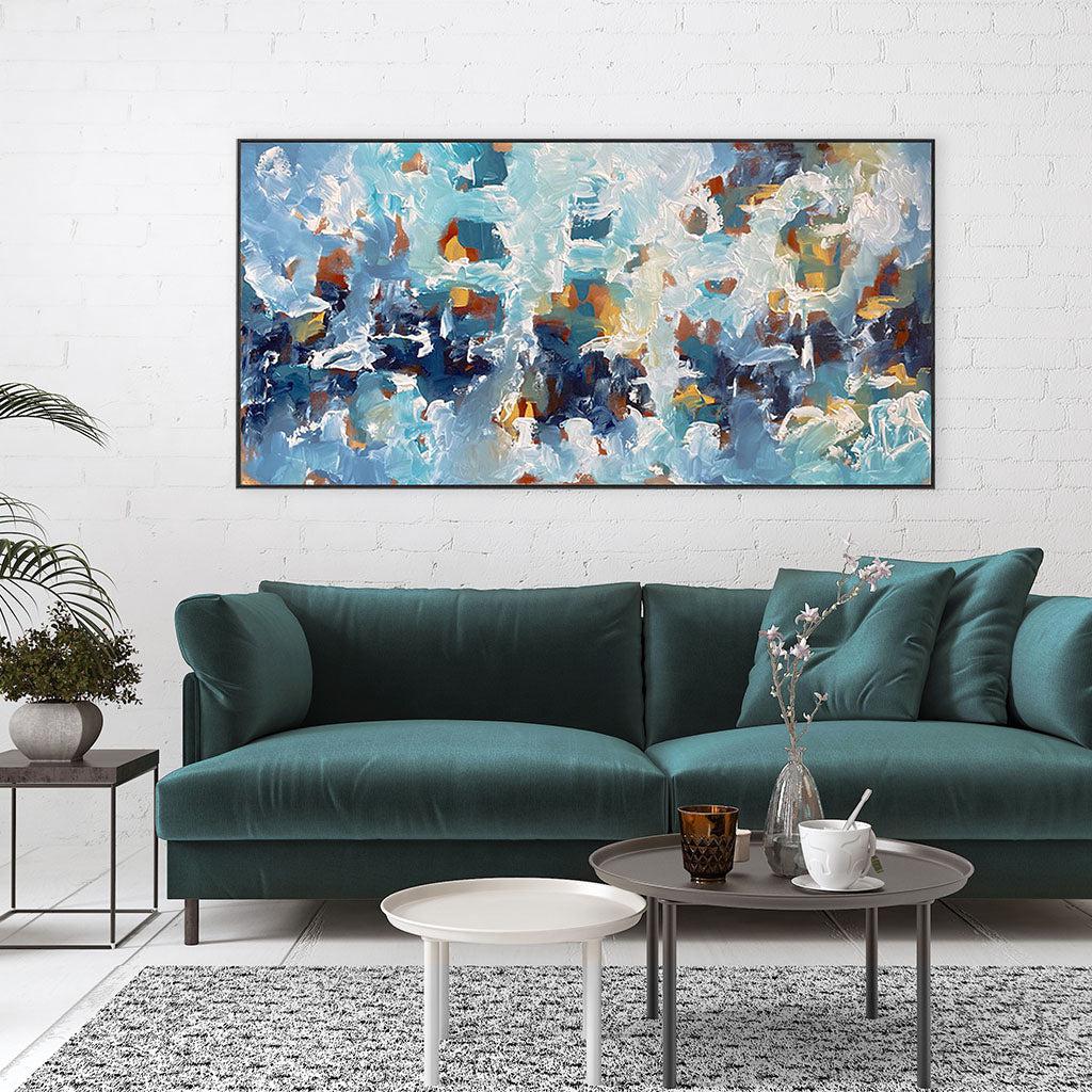 No Matter What - 150x76 cm - Original Painting Painting - Abstract House