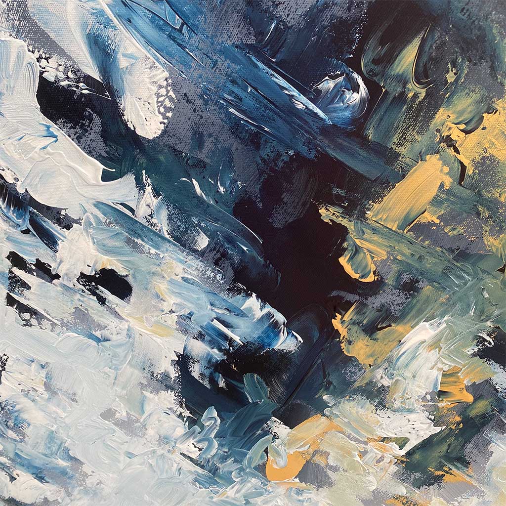 Ocean Dance - Original Painting Painting - Abstract House