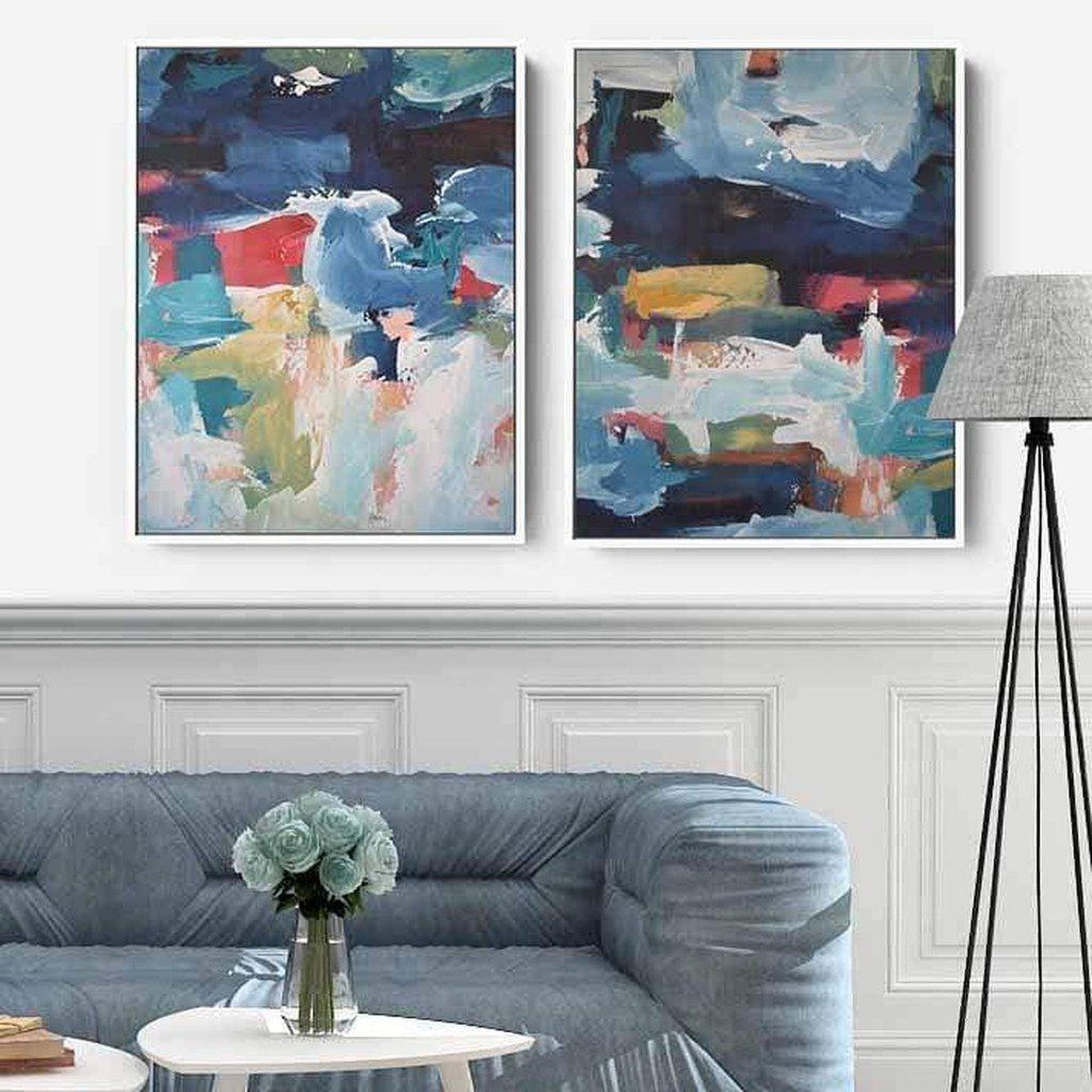 Ocean View Canvas Set Of 2