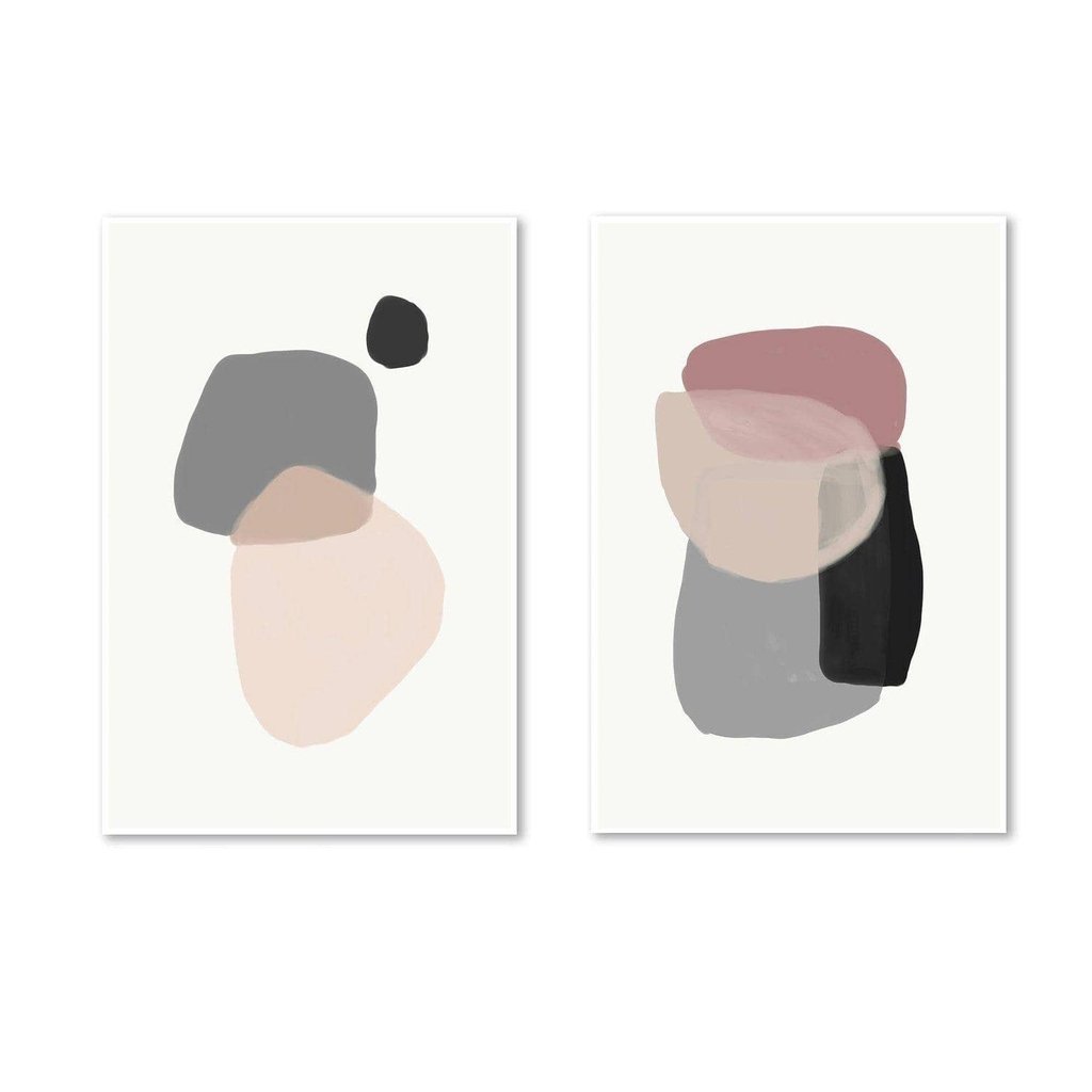 Organic Shapes - Print Set Of 2