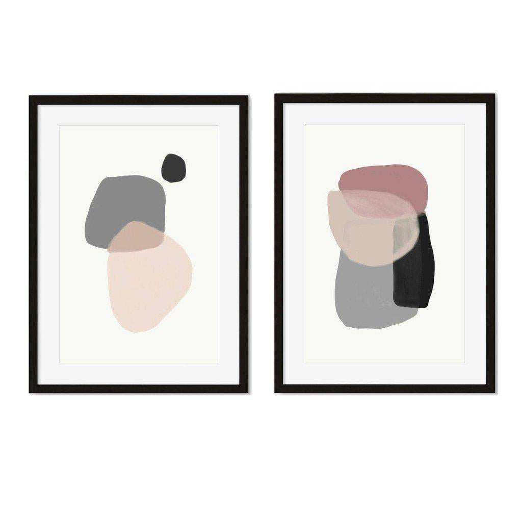 Organic Shapes - Print Set Of 2