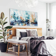 Together - Original Painting-framed-Painting-Abstract House