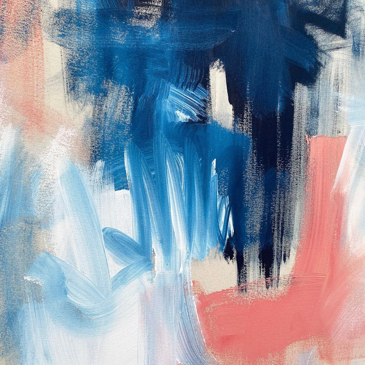 Something Has To Give - Original Painting-framed-Painting-Abstract House