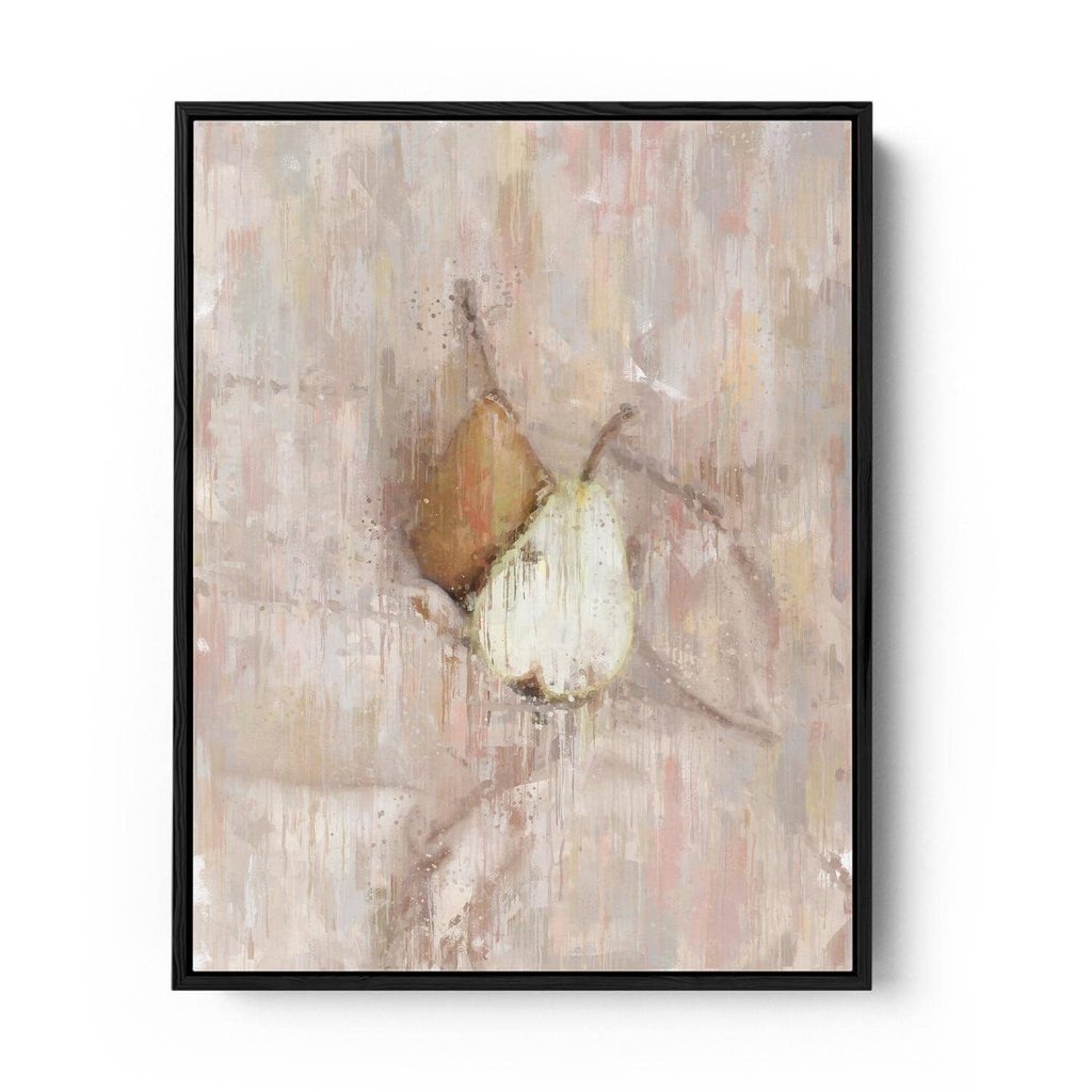 Pears Still Life Painting Canvas Print