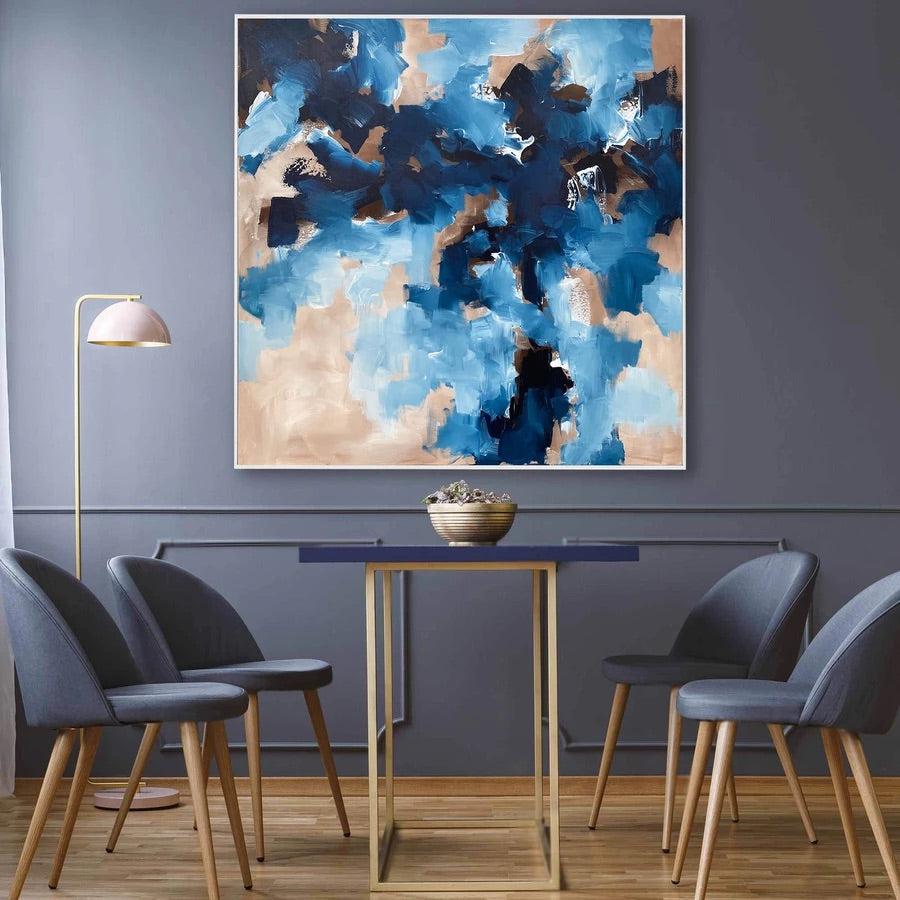 Run While You Can - Original Painting Painting - Abstract House