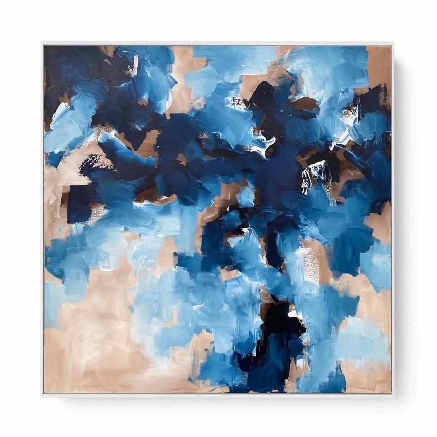 Run While You Can - Original Painting Painting - Abstract House