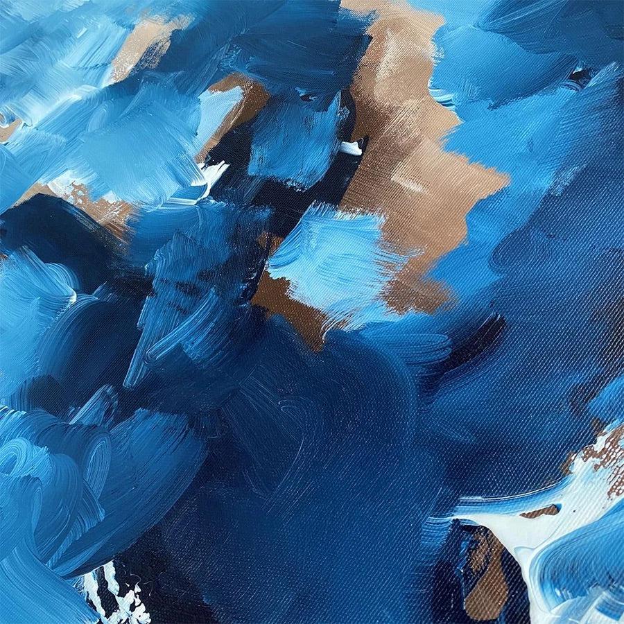 Run While You Can - Original Painting Painting - Abstract House