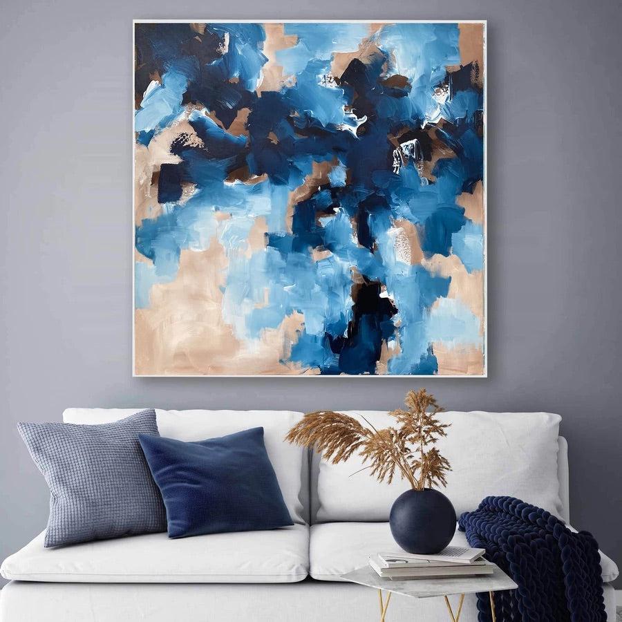 Run While You Can - Original Painting Painting - Abstract House