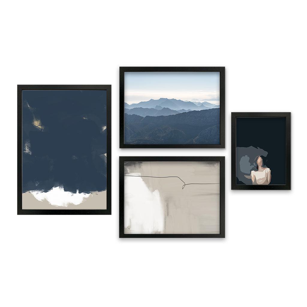 Sand and Sky Gallery Wall Art Gallery Wall Art - Abstract House