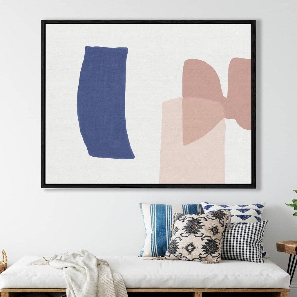 Soft Colours Abstract Canvas Print