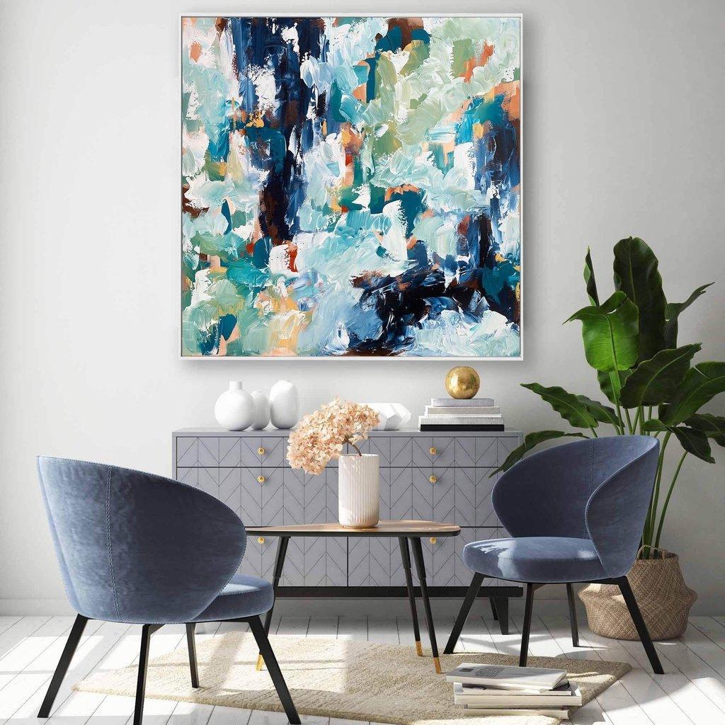 Staring At The Ocean - Original Painting