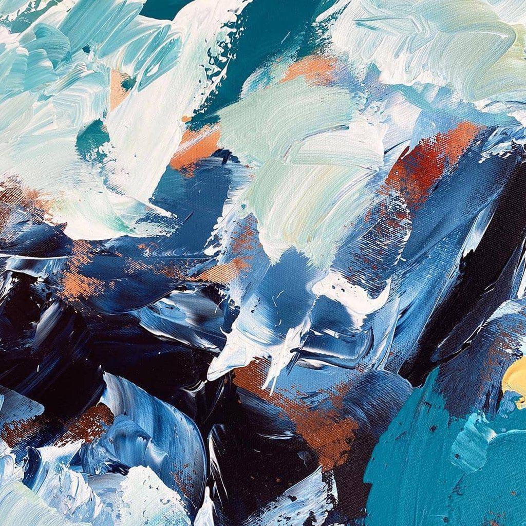 Staring At The Ocean - Original Painting