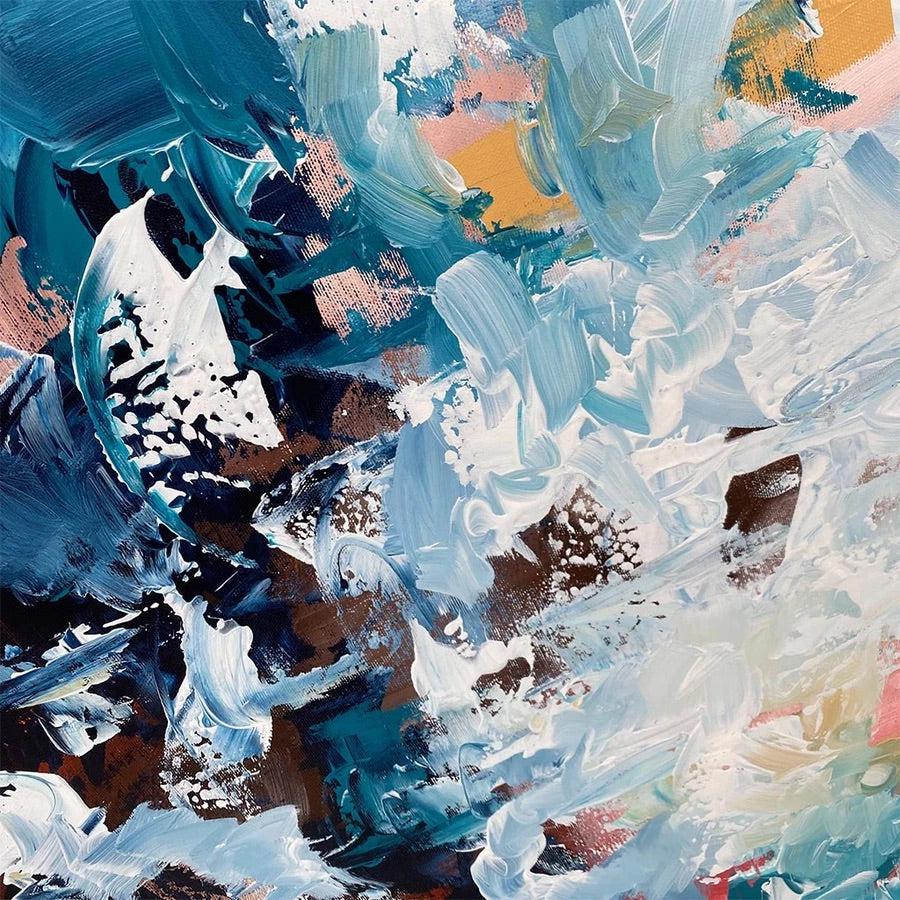 The Beat Of The Ocean - Original Painting Painting - Abstract House