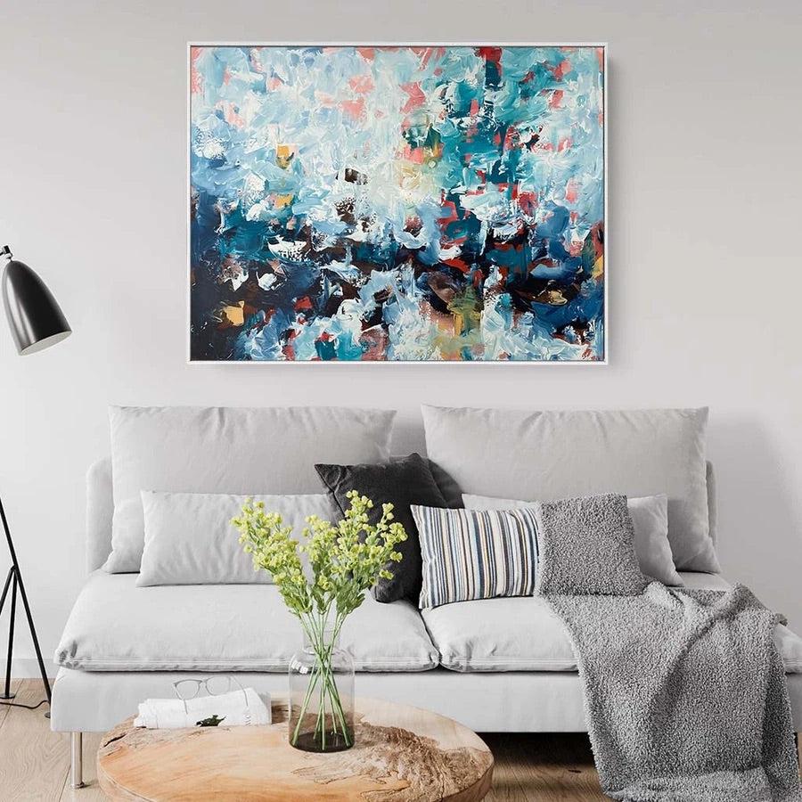 The Beat Of The Ocean - Original Painting Painting - Abstract House
