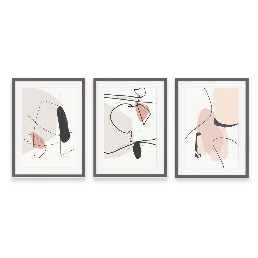 The Contemporary Drawings - Set Of 3 Prints