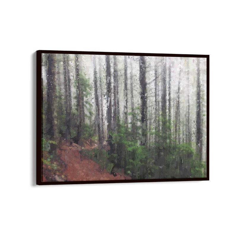 The Forest Trees Oil Painting Canvas Print